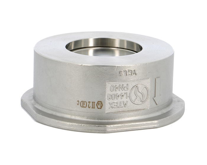 Stainless steel CF8M wafer spring check valve 386 DN125